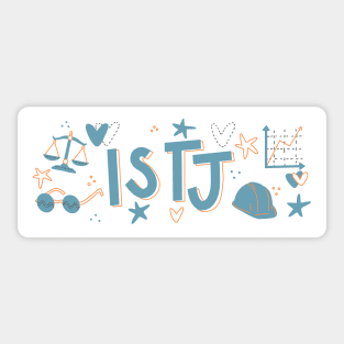ISTJ The Logistician Myers-Briggs Personality MBTI by Kelly Design Company Sticker